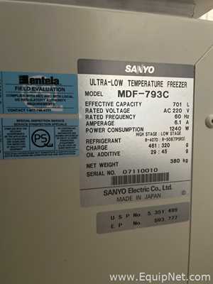 Sanyo MDF-793C Freezer