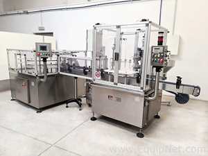 PHARMA SERVICE MOD. RT06-S - Liquid filling and capping line