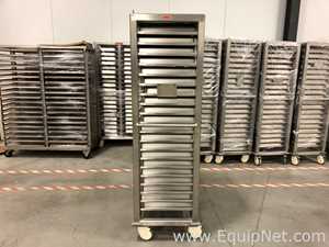 Estufa aço inox Lot of 10 Mobile All Stainless Steel Rack with 40 Polarware E-20122 Trays N/A