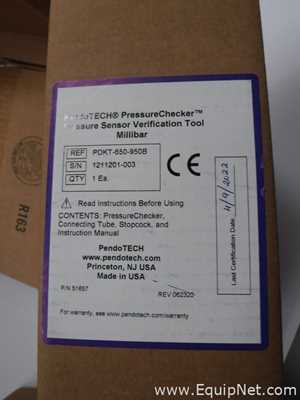 Unused Lot of 8 Brand New PendoTECH LLC PDKT-650-950B Pressure Checkers