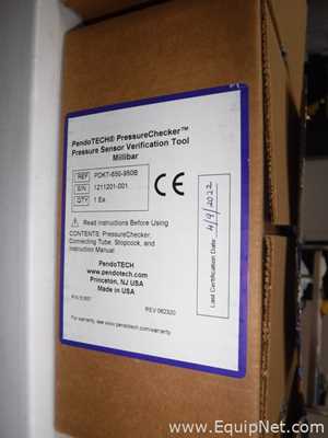 Unused Lot of 6 Brand New PendoTECH LLC PDKT-650-950B Pressure Checkers