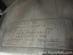 lote de   Reator de Aço Inoxidável Cleveland Range LLC KDL 60T