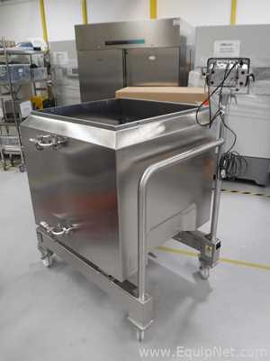 PALL LM400JCMA-B4N Mobile 400 Litre Stainless Steel Jacketed Single Use Magnetic Mix Tank
