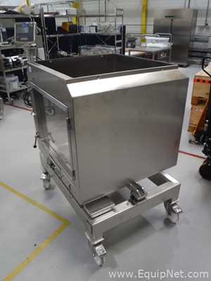 PALL LM400JCMA-B4N Mobile 400 Litre Stainless Steel Jacketed Single Use Magnetic Mix Tank