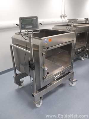 PALL LM400JCMA-B4N Mobile 400 Litre Stainless Steel Jacketed Single Use Magnetic Mix Tank