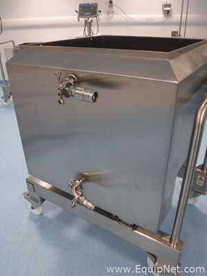 PALL LM400JCMA-B4N Mobile 400 Litre Stainless Steel Jacketed Single Use Magnetic Mix Tank