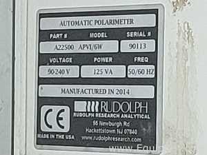 Polarímetro Rudolph Research Analytical APVI 6W