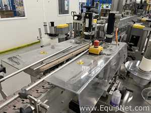 Pago System L200 Tray Labelling Machine with 6 Labelling Heads