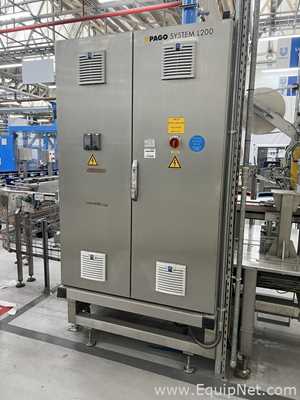 Pago System L200 Tray Labelling Machine with 6 Labelling Heads