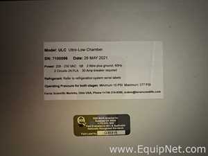 Farrar Scientific ULC H20-WR Ultra Low Double Door Freezer