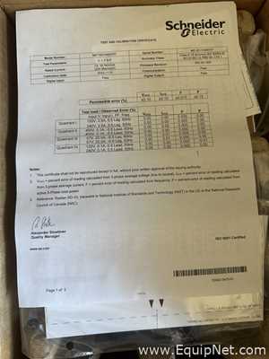 Schneider Electric - Medidor De Calidad De Potencia Y Energía ION92040