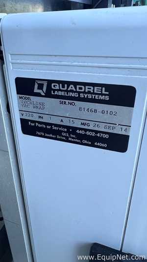 Quadrel Labeling Systems Techline Dual Vac Wrap Labeler