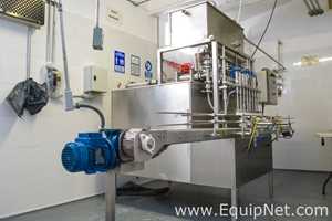 Eight Head Inline Air Operated Piston Filler