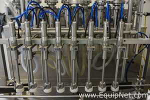 Eight Head Inline Air Operated Piston Filler