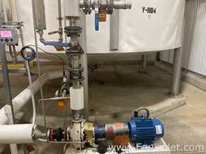 Alpha Tank 20,000 Gallon 316 Stainless Steel Agitated Tank With Centrifugal Pump  V-1104  P-1104