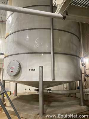 Alpha Tank 20,000 Gallon 316 Stainless Steel Storage Tank And Centrifugal Pump  V-1105  P-1105