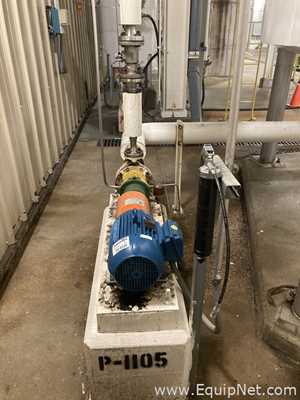 Alpha Tank 20,000 Gallon 316 Stainless Steel Storage Tank And Centrifugal Pump  V-1105  P-1105