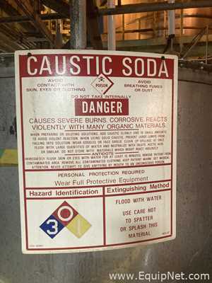 950 Gal Soda Ash Stainless Steel Tank V-4716