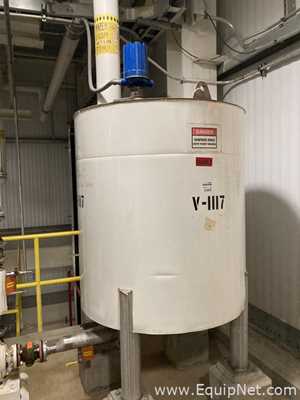 225 Gallon Stainless Steel Storage Tank With Worthington Centrifugal Pump  V-1117 P-1117