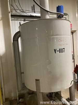 225 Gallon Stainless Steel Storage Tank With Worthington Centrifugal Pump  V-1117 P-1117