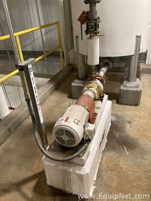 225 Gallon Stainless Steel Storage Tank With Worthington Centrifugal Pump  V-1117 P-1117