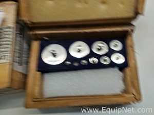 Lot Of 4 Weight Boxes With Weights