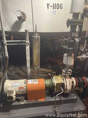 8.000 Gal 316L Stainless Steel Agitated Tank  With Centrifugal Pump  V-1106
