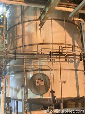 8.000 Gal 316L Stainless Steel Agitated Tank  With Centrifugal Pump  V-1106