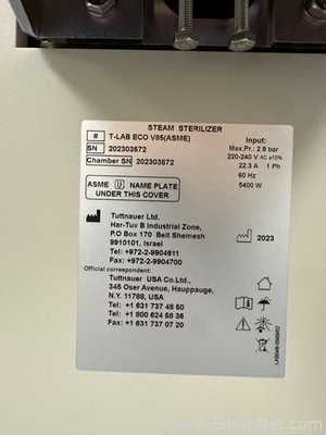 Sistema para Autoclaves Tuttnauer  T-Lab Eco V85