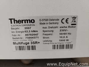 Thermo Multifuge 3SR Plus Refrigerated Centrifuge
