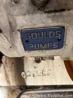8,900 Gallon 316L Stainless Steel Agitated Tank With Goulds Centrifugal Pump   V-4139  P-4139