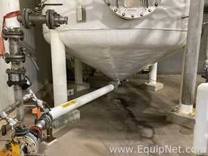 8,900 Gallon 316L Stainless Steel Agitated Tank With Goulds Centrifugal Pump   V-4139  P-4139