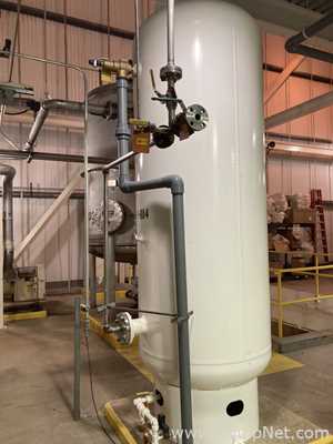 Approximately 400 Gallon Brunner Steel Pressure Vessel  V-1114