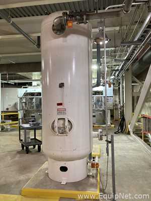 Approximately 400 Gallon Brunner Steel Pressure Vessel  V-1114