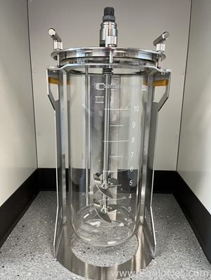 Lot of 8 Sartorius Stedim UNIVESSEL-00090 10L Single Wall Bioreactors