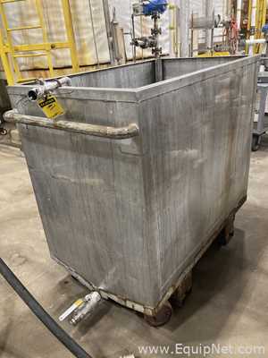 60 Inch Stainless Steel Bin