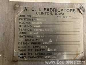 Tanque aço inox A.C.I. Fabricators . 17,700 Galão