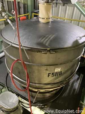 Sweco 60 Inch Double Deck Stainless Steel Sifter Separator  F-5118