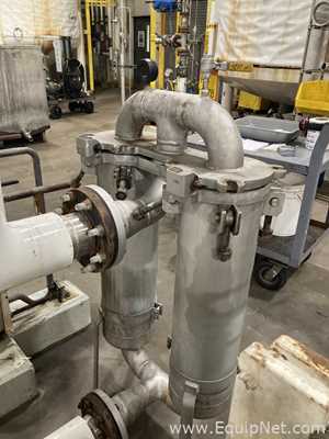 Lot Of Four Stainless Steel Cartridge Filters  F-4457 A and B