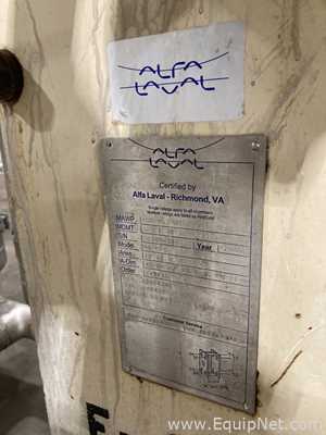 Alfa Laval 18.08 Sq. Ft. Stainless Steel Plate and Frame Heat Exchanger  E-4458
