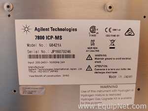 Agilent Technologies 7800 ICP MS Mass Spectrometer