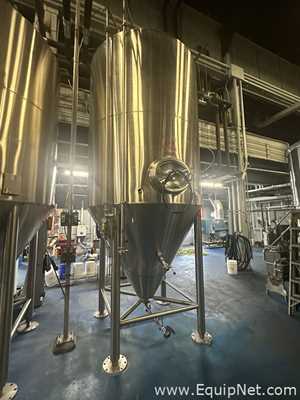 Silver State Stainless Inc Stainless Steel Vertical Storage Tank Capacity approximately 50 bbl