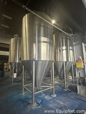 Silver State Stainless Inc Stainless Steel Vertical Storage Tank Capacity approximately 50 bbl