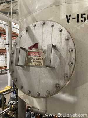 Tanque aço inox A.C.I. Fabricators . 1000 Galão