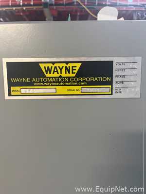 Wayne Automation Corporation WTS Sealer