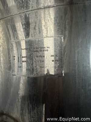Tanque de Almacenamiento Vertical de Acero Inoxidable Capacidad aproximadamente 80 bbl marca JVNW