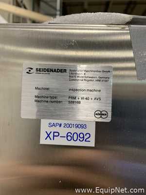 One Lot of 9 Seidenader Machines