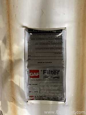 Two GAF Cartridge Filter System RB1-AL-M-316 Stainless Steel Filters F-1527A and B