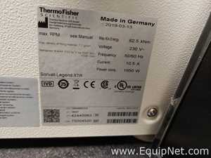 Thermo Legend XTR Refrigerated Centrifuge