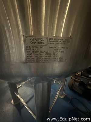 TanqueAlmacenamientoVerticalAceroInoxidable Capacidadaproximadamente 20bbl SpecificBrewingDistilling